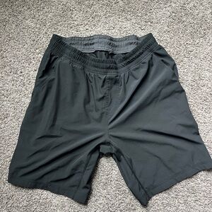 RHONE Men's Black Athletic Shorts